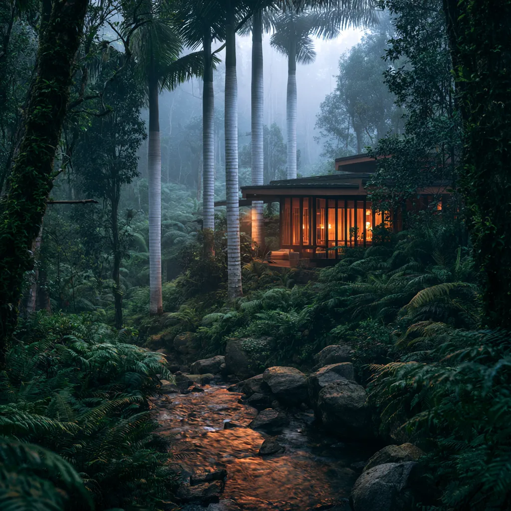 Suite Colombí junto al agua, en el punto más bajo y verde del bosque